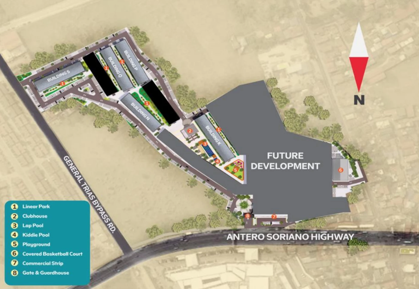 Dairy Farm Residences Site Map